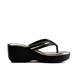 Plataforma para mujer Beira Rio Negro 0228455-305DORADO