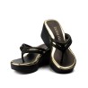 Plataforma para mujer Beira Rio Negro 0228455-305DORADO