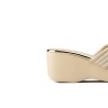 Plataforma para mujer Beira Rio 228455-304CREMA