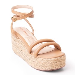 Priceshoes Plataformas en yute Para Mujer 9521181AMARETTO