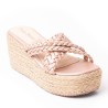 Priceshoes Plataformas en yute Para Mujer 9521200OROROSA