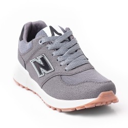 Price Shoes Tenis deportivo para mujer 552F08GRIS