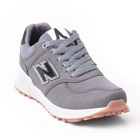 Price Shoes Tenis deportivo para mujer 552F08GRIS