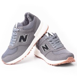 Price Shoes Tenis deportivo para mujer 552F08GRIS