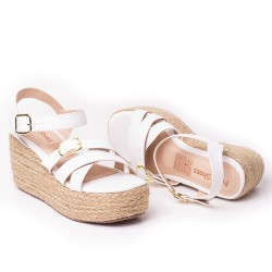 Priceshoes Plataformas Para Mujer 9521201BLANCO