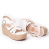 Priceshoes Plataformas Para Mujer 9521201BLANCO