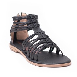 Price shoes Sandalias Planas para dama 302E208SNEGRO