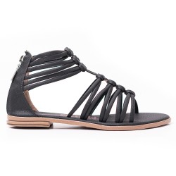 Price shoes Sandalias Planas para dama 302E208SNEGRO