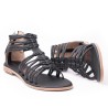 Price shoes Sandalias Planas para dama 302E208SNEGRO
