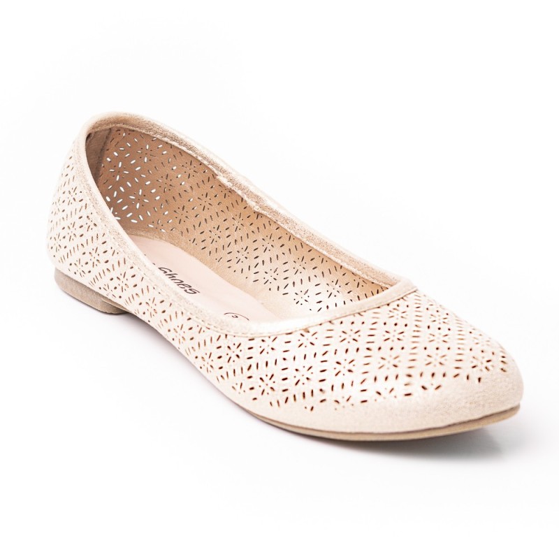 Priceshoes Baleta Moda para Mujer 882VS023BEIGE