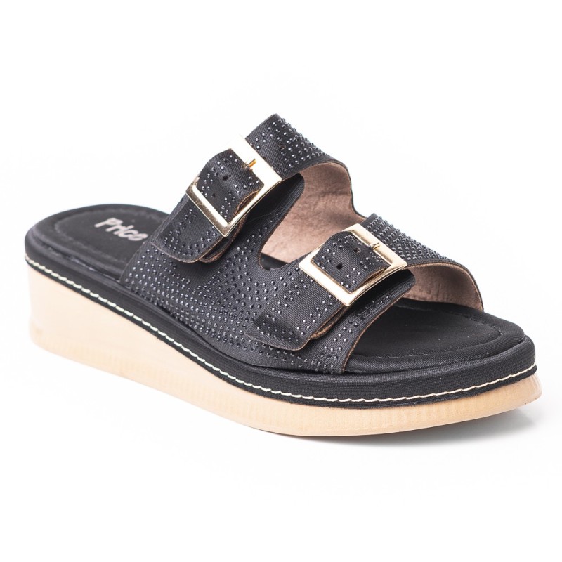Price Shoes Sandalias Para Dama 692P14NEGRO