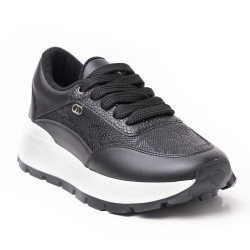 Price Shoes Tenis deportivo para mujer 282M-519NEGRO