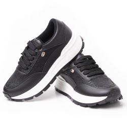 Price Shoes Tenis deportivo para mujer 282M-519NEGRO