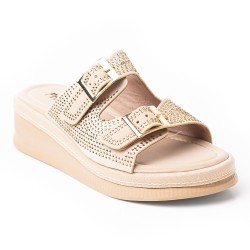 Price Shoes Sandalias Para Dama 692P14CHAMPANA