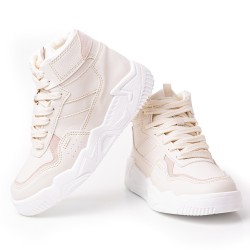 Price Shoes Tenis Moda Mujer 822594BEIGE