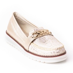 Price shoes Mocasin Casual Mujer 252F06CHAMPANA