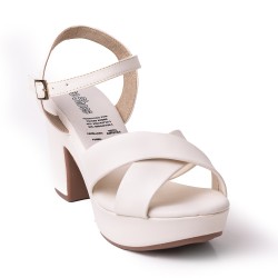 Price Shoes Sandalia Tacon para Mujer 462JC011TALCO