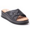 Priceshoes Sandalias Confort Para Mujer 6924075-1NEGRO