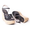 Priceshoes Plataformas en yute Para Mujer 382011NEGRO