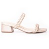 Price Shoes Tacon Bajo Para Mujeres 952F-07CHAMPANA