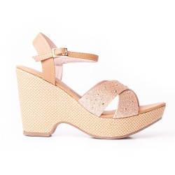 Price Shoes Plataforma Para Mujer 382005AMARETTO