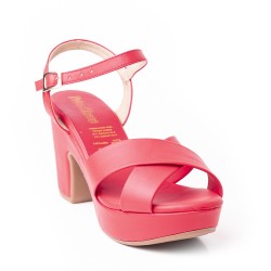 Price Shoes Sandalia Tacon para Mujer 462JC011ROJO