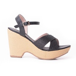 Price Shoes Plataforma Para Mujer 382005NEGRO