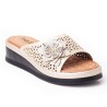 Priceshoes Sandalias Confort Para Mujer 6924075-1CHAMPANA
