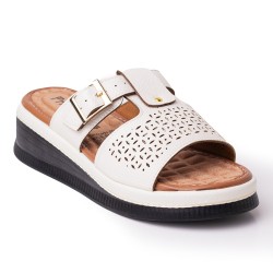 Priceshoes Sandalia Confort Para Mujer 6925544TALCO