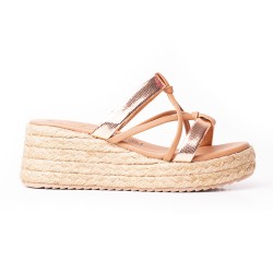 Priceshoes Plataformas en yute Para Mujer 382036AMARETTO