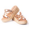 Priceshoes Plataformas en yute Para Mujer 382036AMARETTO