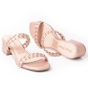 Price Shoes Tacon Bajo Para Mujeres 952F-07OROROSA
