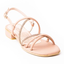 Priceshoes Sandalias Planas para mujer 902M131AMARETTO
