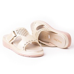 Price shoes sandalia confort para mujer 6029247CHAMPANA