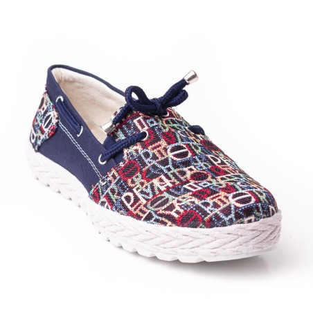 Priceshoes Zapatos Casual tipo mocasin para Mujer 452200AZUL