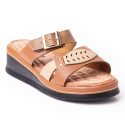 Priceshoes Sandalia Confort Para Mujer 6925520TIERRA