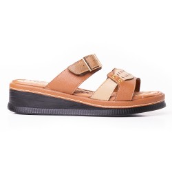 Priceshoes Sandalia Confort Para Mujer 6925520TIERRA