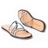 Priceshoes Sandalias Planas para mujer 902H-08NEGRO