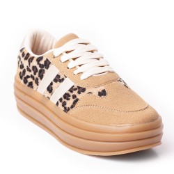 Price shoes Tenis Moda Mujer suela alta 282T-041APRINT