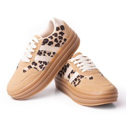 Price shoes Tenis Moda Mujer suela alta 282T-041APRINT