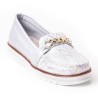 Price shoes Mocasin Casual Mujer 252F06PLATA