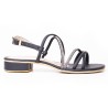 Priceshoes Sandalias Planas para mujer 902M131NEGRO