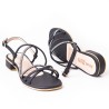 Priceshoes Sandalias Planas para mujer 902M131NEGRO