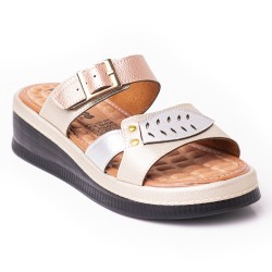 Priceshoes Sandalia Confort Para Mujer 6925520OROROSA