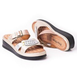 Priceshoes Sandalia Confort Para Mujer 6925520OROROSA