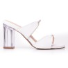 Priceshoes Sandalia Tacon Cristal 952L-19BLANCO