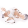 Priceshoes Sandalia Tacon Cristal 952L-19BLANCO