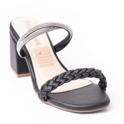 Price Shoes Tacones Moda Mujer 952L-18NEGRO