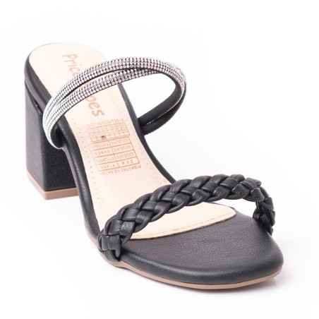 Price Shoes Tacones Moda Mujer 952L-18NEGRO