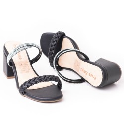 Price Shoes Tacones Moda Mujer 952L-18NEGRO